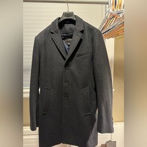 Men’s Banana Republic grey long coat L
